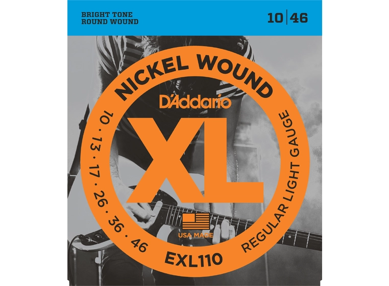 D'Addario EXL110 El. gitar strenger (010-046) 